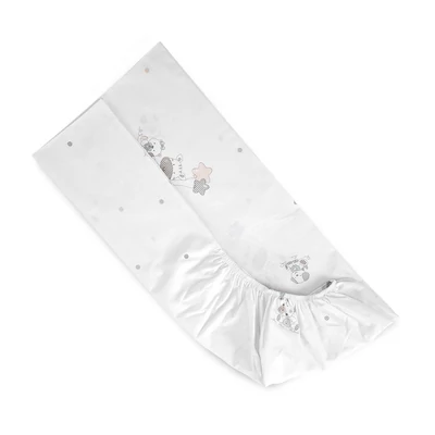 Lorelli gumis lepedő 60x120 + 15cm - Giraffe