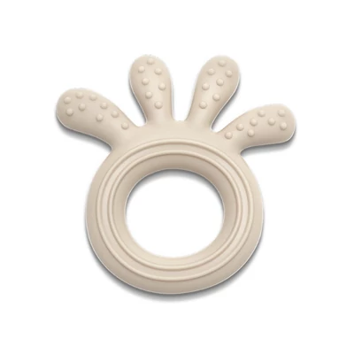 Lorelli Polip természetes szilikon rágóka - Beige