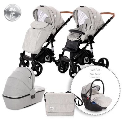 Lorelli Rimini multifunkciós babakocsi - Steel Grey
