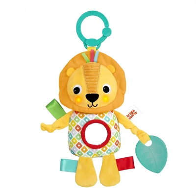 Bright Starts C-karikán játék dallamokkal, oroszlán, Huggin' Lights™, 0 hó+