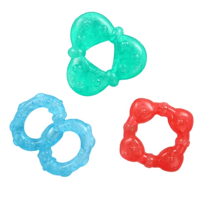 BRIGHT STARTS Vízben töltött rágóka formák Stay Cool Teethers™ 3db, 3hó+