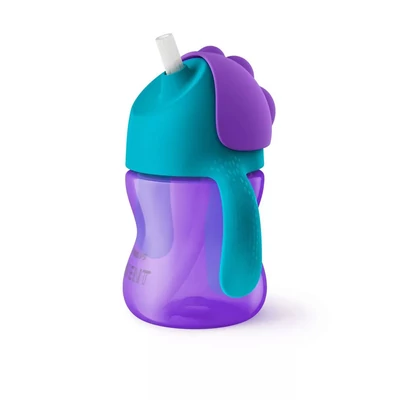 Philips AVENT SCF796/02 Itatópohár rugalmas szívószállal 200ml lányos+akció