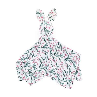 PETITE&MARS Bambusz muszlin szundikendő Hugo Pink Meadow 0m+