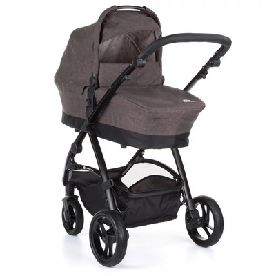 Petite&Mars Vario babakocsihoz mózeskosár, Dark Grey 