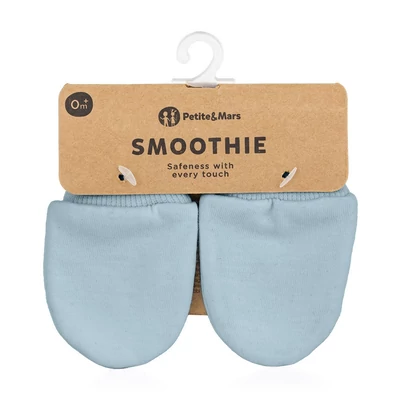 Petite&amp;Mars Újszülött kesztyű, Smoothie, Sky Blue