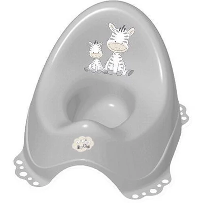 Maltex Csúszásmentes bili dallamokkal, zebra, grey