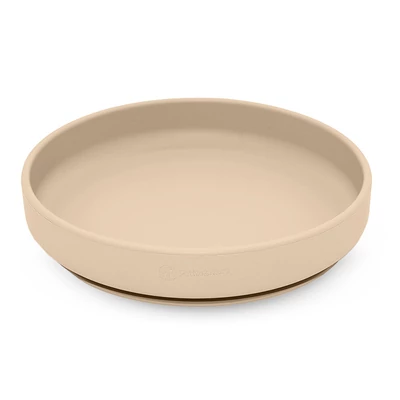 Petite&Mars Szilikon tányér tapadókoronggal, Take&Match, Desert Sand, 6 hó+