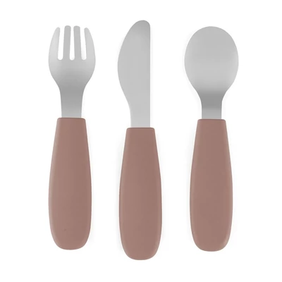 PETITE&MARS Rozsdamentes acél evőeszközkészlet Take&Match Velvet Latte 12m+