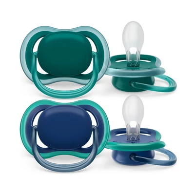 Avent SCF085/31, 2 darab, kék, fiús játszócumi, ultra air neutral, 6-18hó
