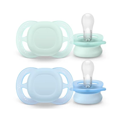Philips AVENT SCF075/02 Játszócumi ultra start neutral 0-2hó 2 db - fiús