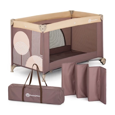 PETITE&MARS Utazóágy Nyja Elegant Dreamlines Mocha
