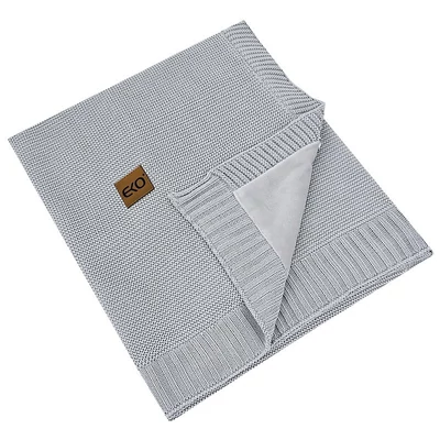 EKO Bambusz takaró szőrme béléssel 100x80 cm - Grey