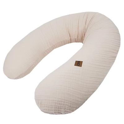 EKO Szoptatós párna muszlin 180 cm - Beige