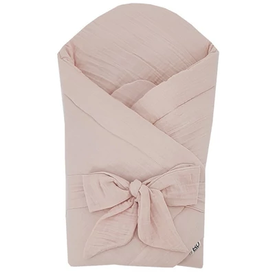 EKO Muszlin pólya megerősítés nélkül 75x75 cm - Powder pink