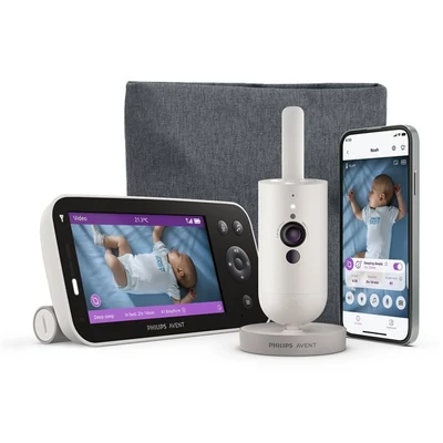 Philips AVENT SCD971/26 Premium intelligens babafigyelő sírás fordítással, alvás- és légzés