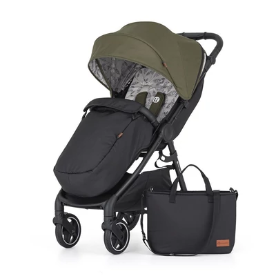 PETITE&MARS Sport babakocsi Royal3 Black - Mature Olive