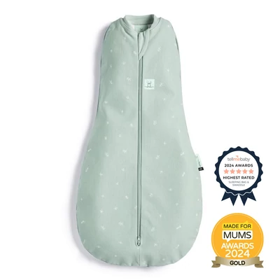 ERGOPOUCH 2 az 1-ben pólya és alvózsák Cocoon Sage 6-12 hó, 8-10 kg, 1 tog
