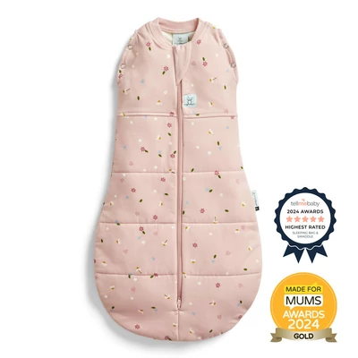 ERGOPOUCH Hálózsák és pólya 2 az 1-ben 3-6 hó 6-8 kg 2,5 tog - Cocoon Daisies