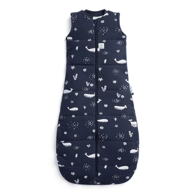 ERGOPOUCH Organikus pamut alvózsák 3-12 hó 6-10 kg 2,5 tog - Jersey bálna