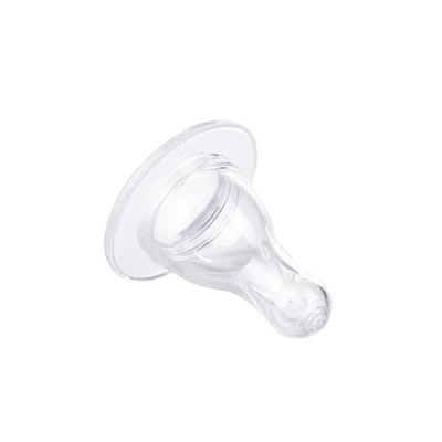 Canpol babies Univerzális, szilikon keresztvágású etetőcumi, keskeny cumisüveghez, 6hó+, 2db