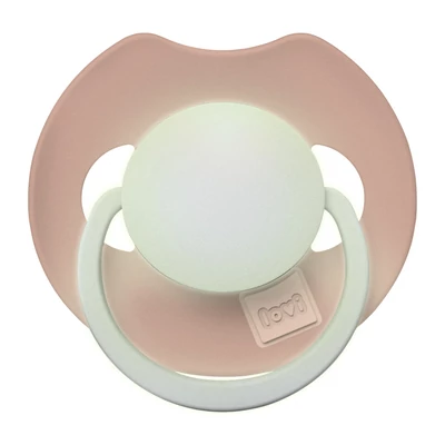 LOVI Világító dinamikus szilikon cumi PRIME 0-6hó 1db - Blush