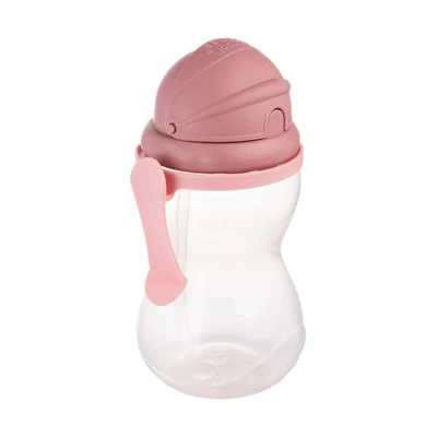 Canpol babies Sport itatópohár szívószállal, 370ml, rózsaszín