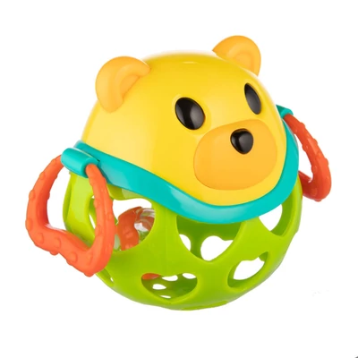 Canpol babies Interaktív játék csörgővel, BEAR, zöld