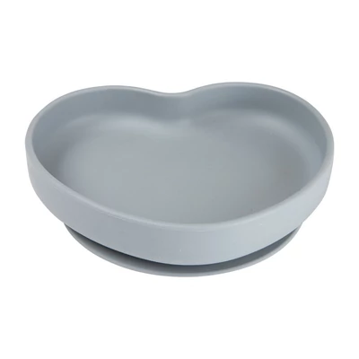 Canpol babies Szilikonos tányér tapadókoronggal, HEART - kék
