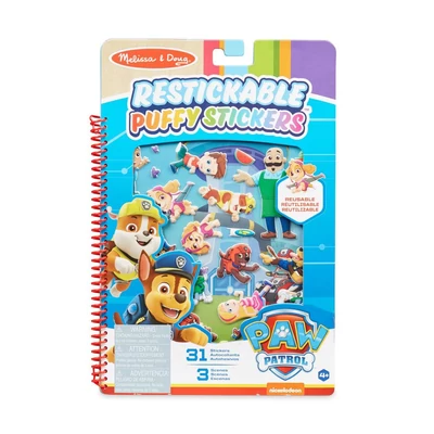 Melissa & Doug PUFI matrica füzet Mancs őrjárat kaland öböl