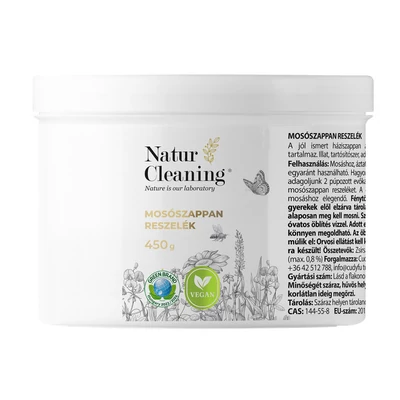 NaturCleaning Illat,- és allergénmentes mosószappan reszelék 450 g