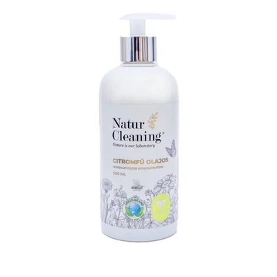NaturCleaning Mosogatószer koncentrátum 500ml pumpás - citromfű olajos
