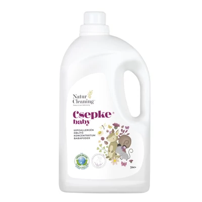 Csepke baby hipoallergén öblítő babapúder 3m+ - 4 liter