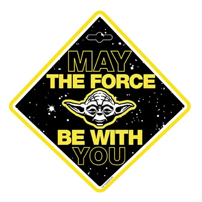 Seven Polska Baby on board tábla - STAR WARS YODA