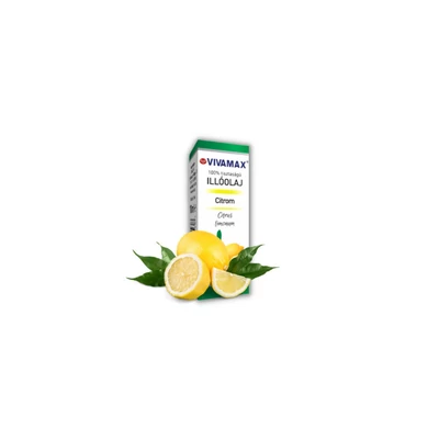 Vivamax Citrom 100%-os tisztaságú illóolaj (10 ml)