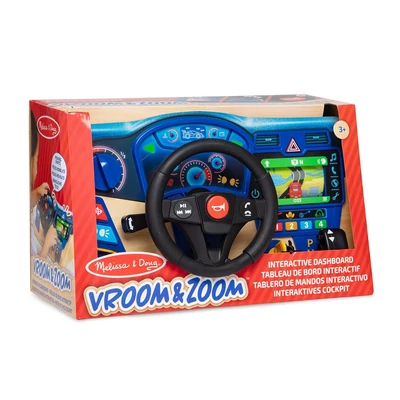 Melissa & Doug szerepjáték, interaktív játék műszerfal
