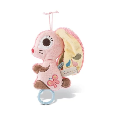 My First NICI Wombitombi zenélő plüss 2D, Hopsali nyuszi, 18 cm