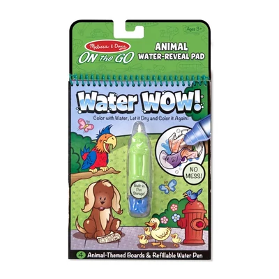Melissa & Doug Kreatív játék, Rajzolás vízzel, állatok