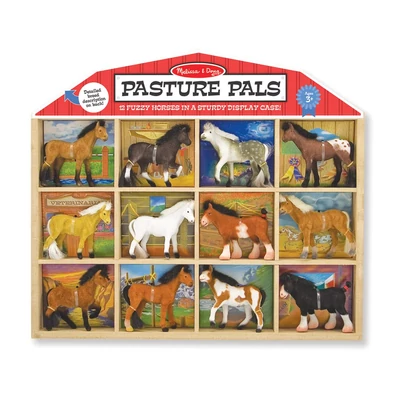 Melissa & Doug Ló figurák, 12 db