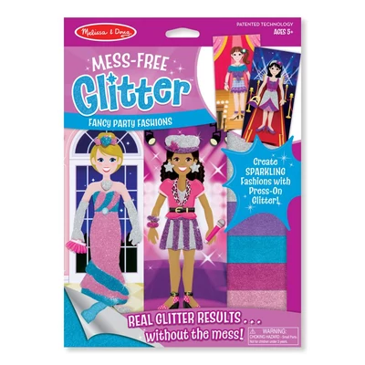 Melissa & Doug Kreatív játék, Glitter képkészítő, divat