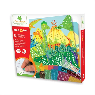 Sycomore Stick'n Fun mozaikkép készítő - dinoszaurusz