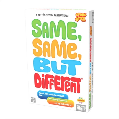 Same Same But Different - Quick Play kiadsás parti társasjáték
