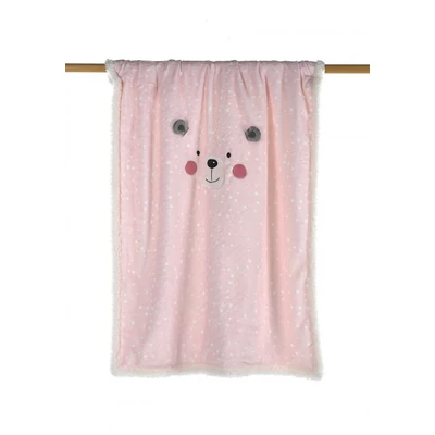 Mora KARU J75 pléd 80*110 04 pink -dobozos