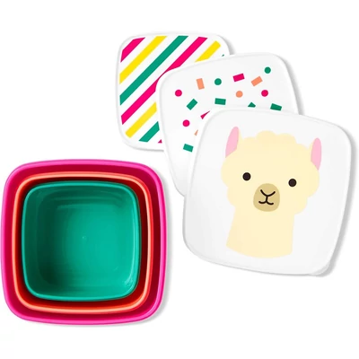 Skip Hop snacktároló szett 3 db-os Láma
