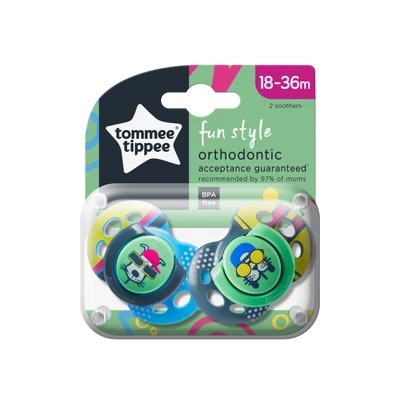 Tommee Tippee játszócumi CTN Fun 2 db 18-36 hó fiú