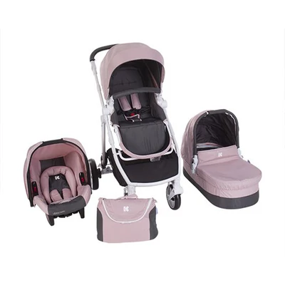 Kikkaboo babakocsi 3az1ben Ugo pink