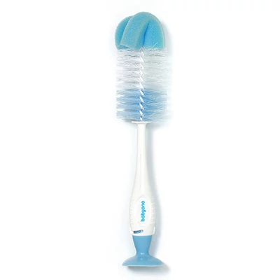 BabyOno üveg- és cumimosó kefe tapadókoronggal kék 728/01