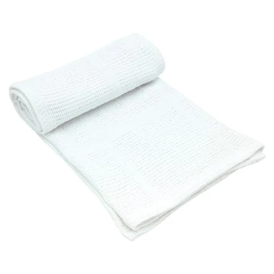 Kikkaboo takaró kötött aprómintás 70x100cm fehér