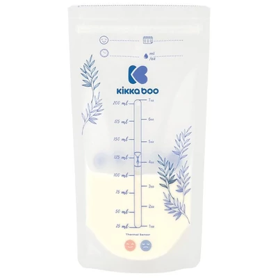 Kikkaboo anyatejtároló tasak 200ml 50db hõmérséklet érzékelõvel