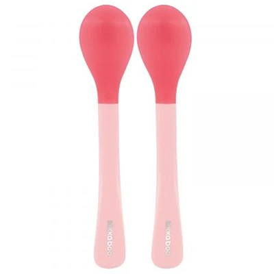 Kikkaboo etetõkanál hõérzékelõs szilikon 2db pink