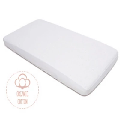 Kikkaboo matracvédő lepedő 60x120cm organikus pamut fehér
